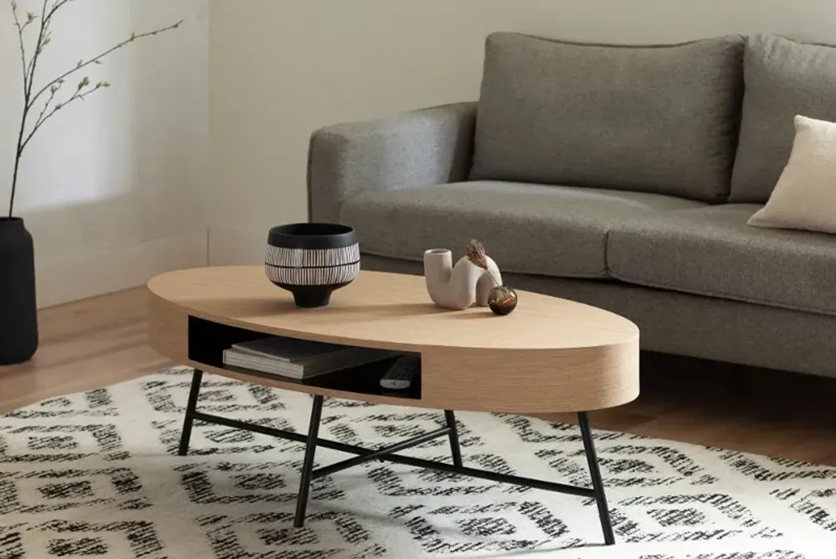 Mezzy Oak Coffee Table