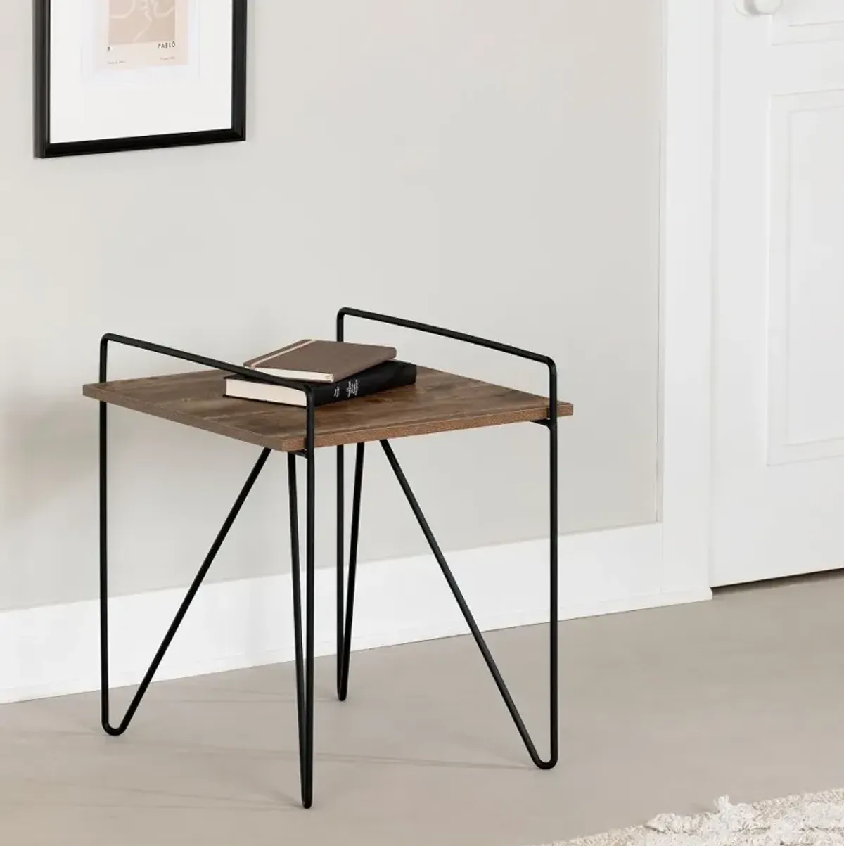 Slendel Brown Oak End Table - South Shore