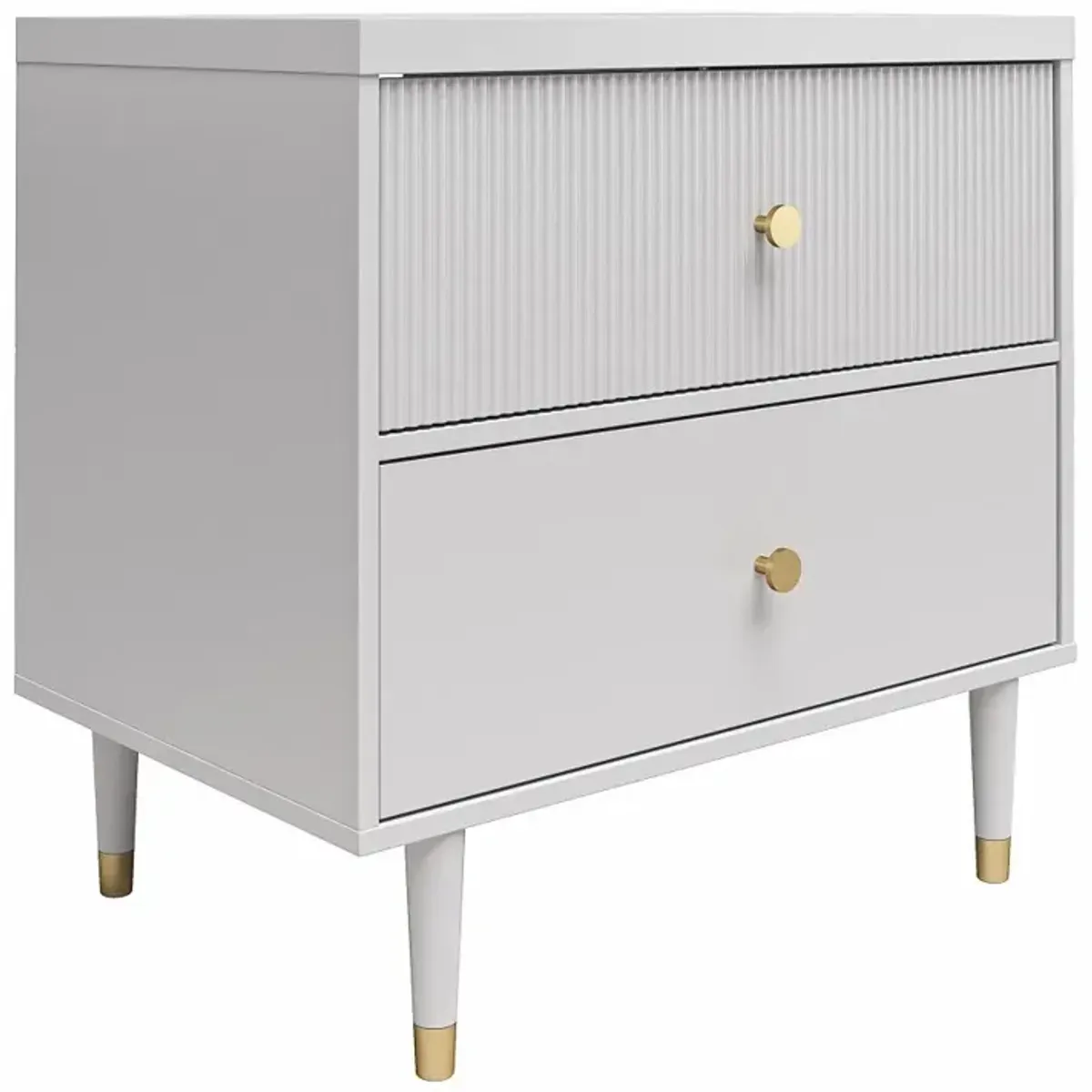 Elizabeth Dove Gray Nightstand