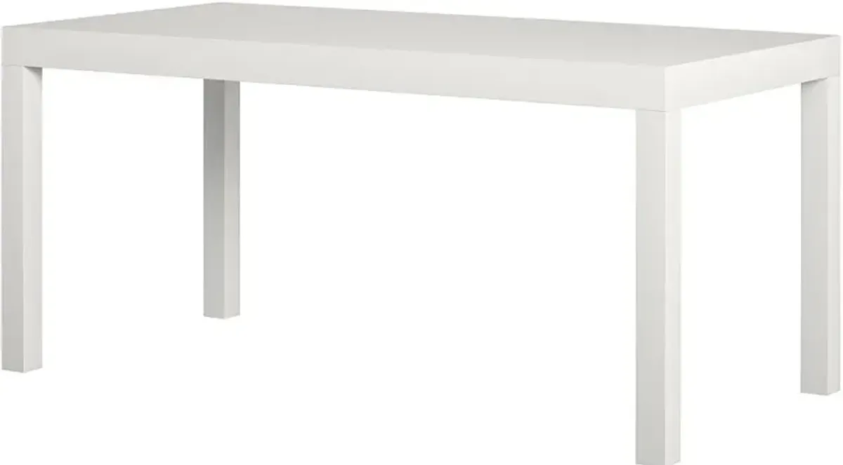 Parsons White Coffee Table