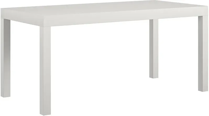 Parsons White Coffee Table