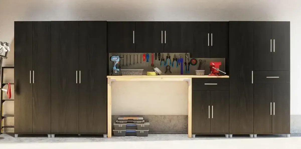 Camberly Black Oak 24" Utility Storage Cabinet