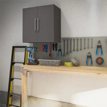 Camberly Graphite Gray 24" Wall Cabinet
