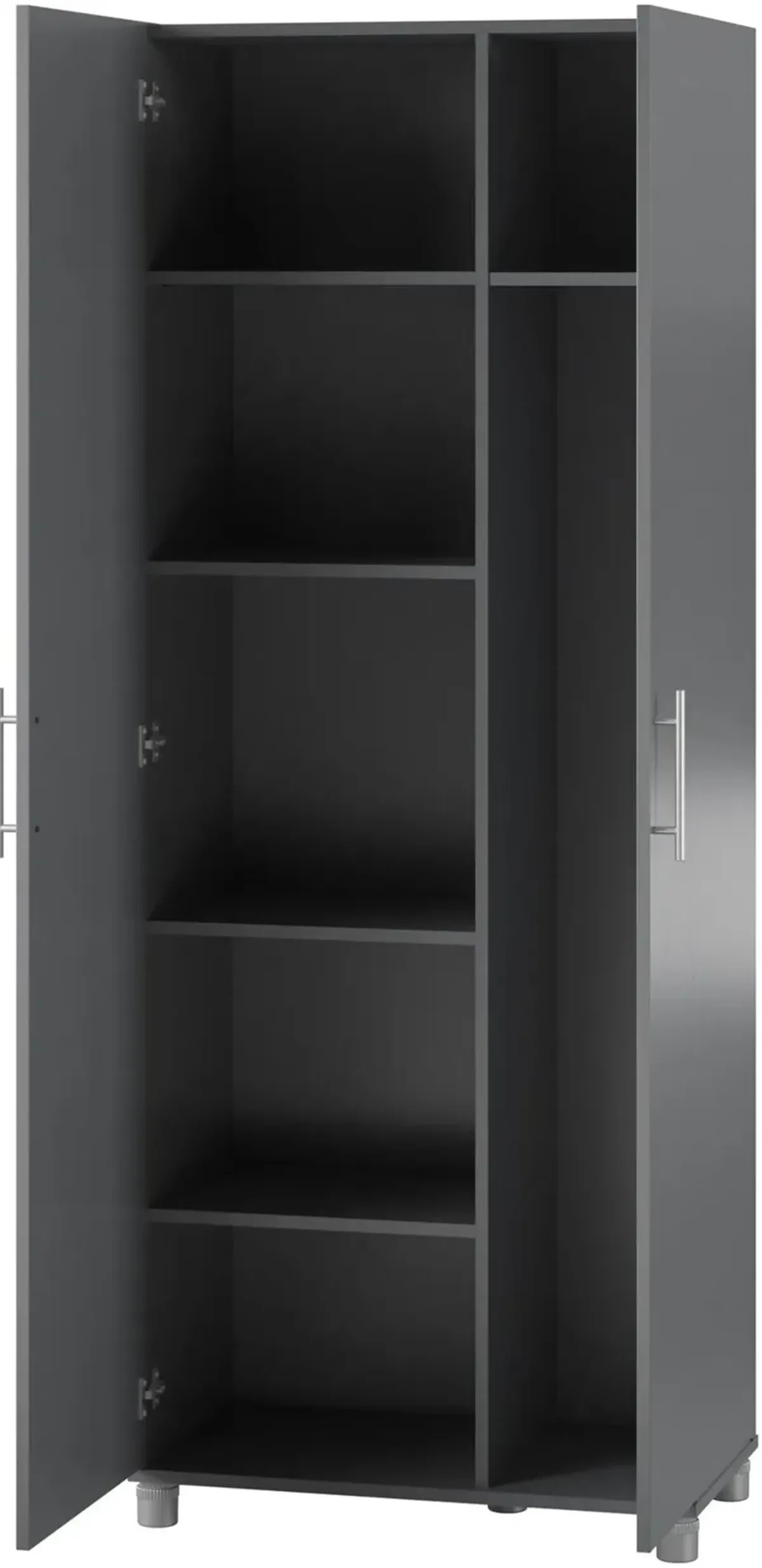 Camberly Graphite Gray Tall Asymmetrical Cabinet