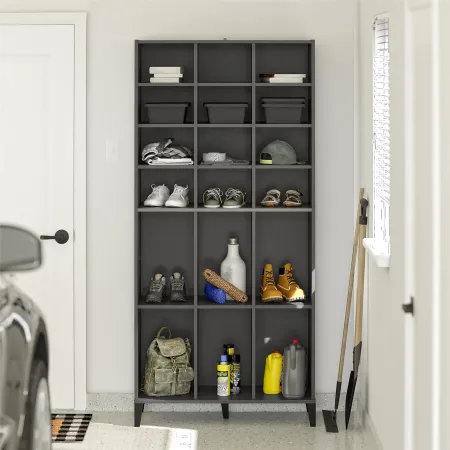 Flex Graphite Athletic Shoe Storage Cabinet