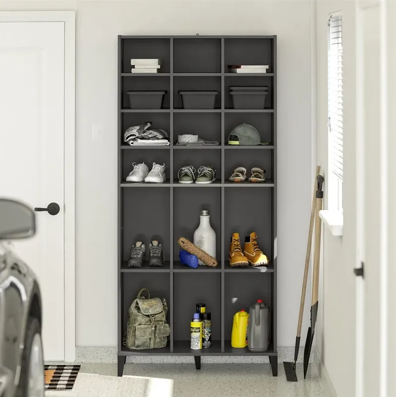 Flex Graphite Athletic Shoe Storage Cabinet