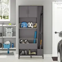 Flex Graphite Sports Storage Cabinet