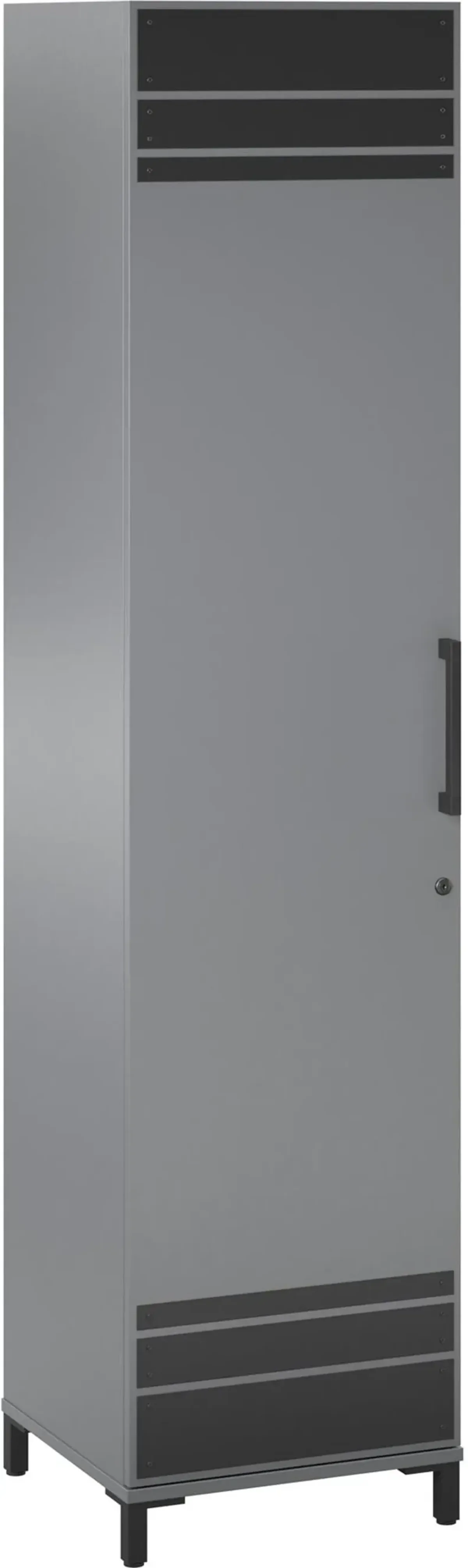 Shelby Graphite Tall 1-Door Garage Cabinet