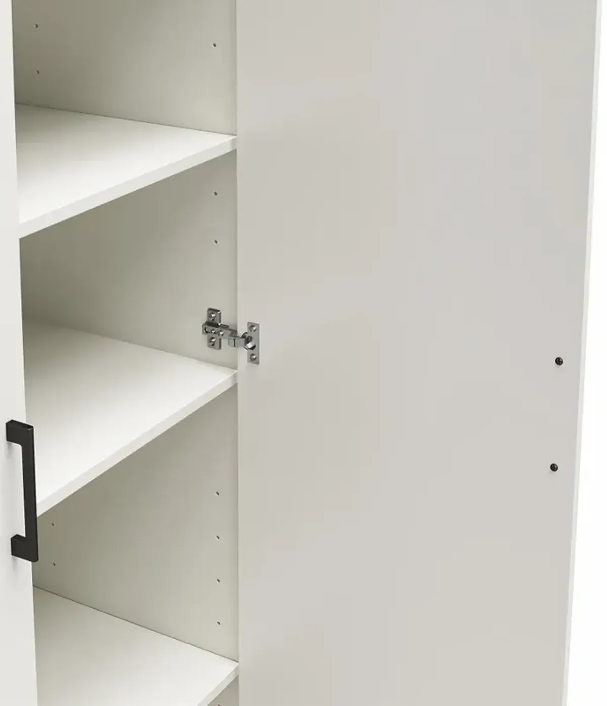 Versa White 36" 2-Door Storage Cabinet