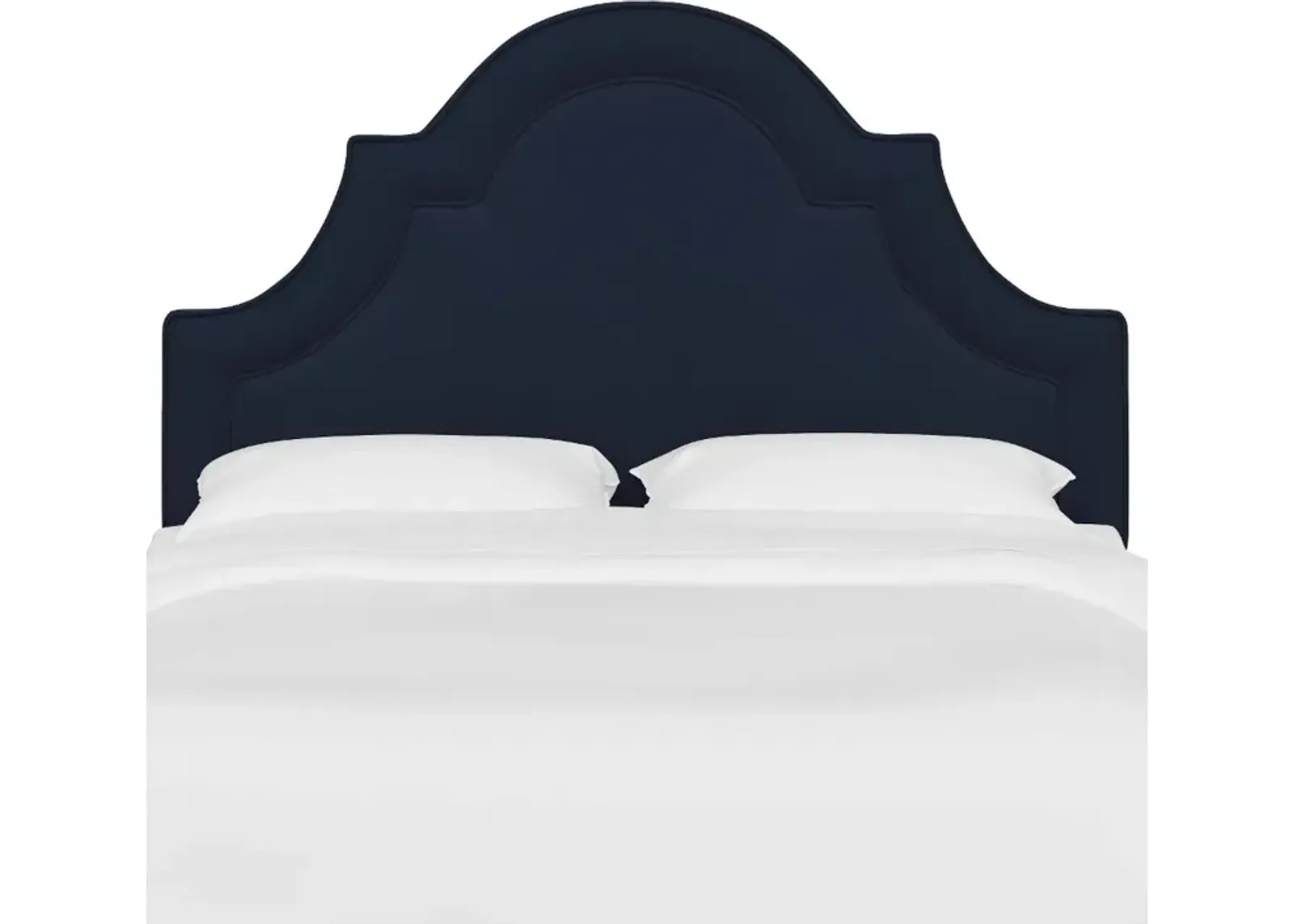 Jolie Velvet Ink Twin Headboard - Skyline Furniture