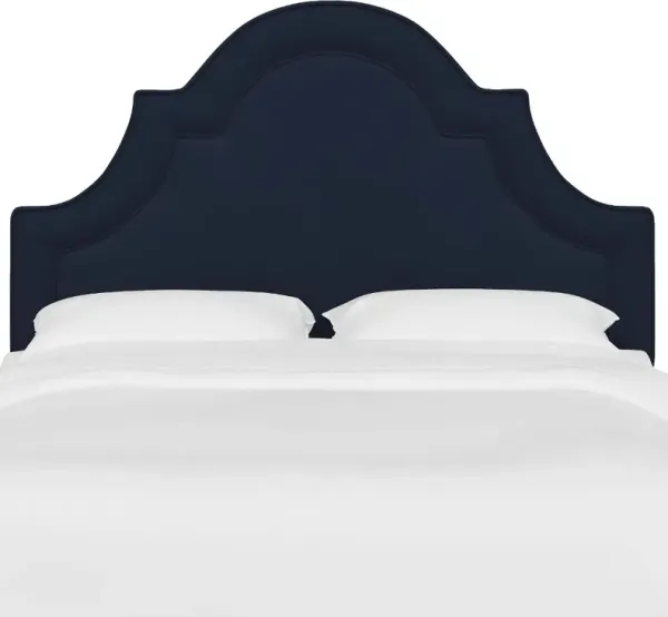 Jolie Velvet Ink Twin Headboard - Skyline Furniture