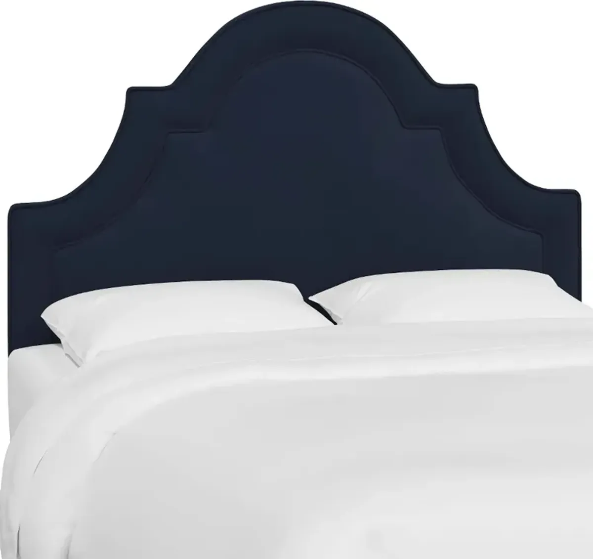 Jolie Velvet Ink Full Headboard - Skyline Furniture