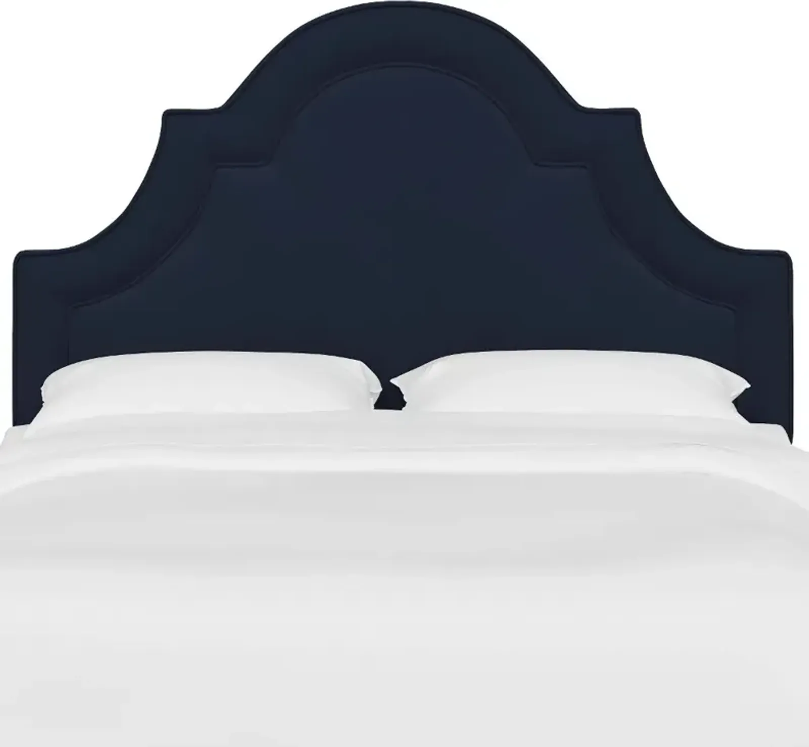 Jolie Velvet Ink Full Headboard - Skyline Furniture