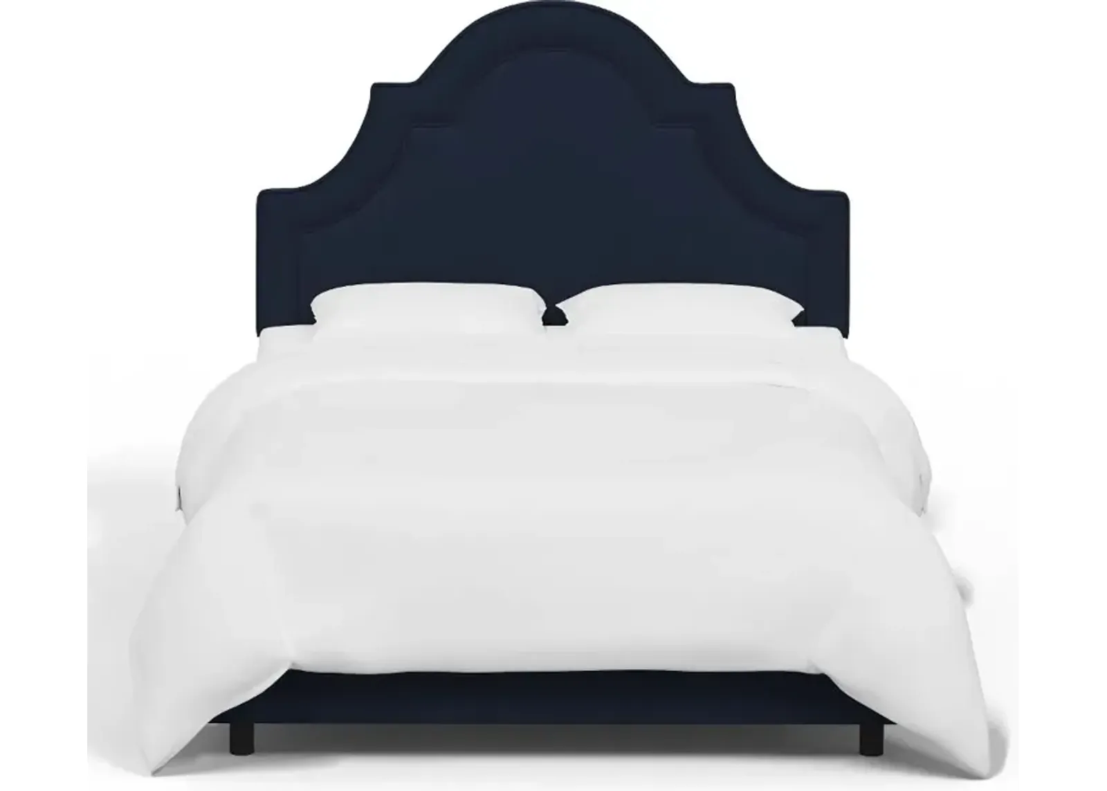 Jolie Velvet Ink Twin Bed - Skyline Furniture