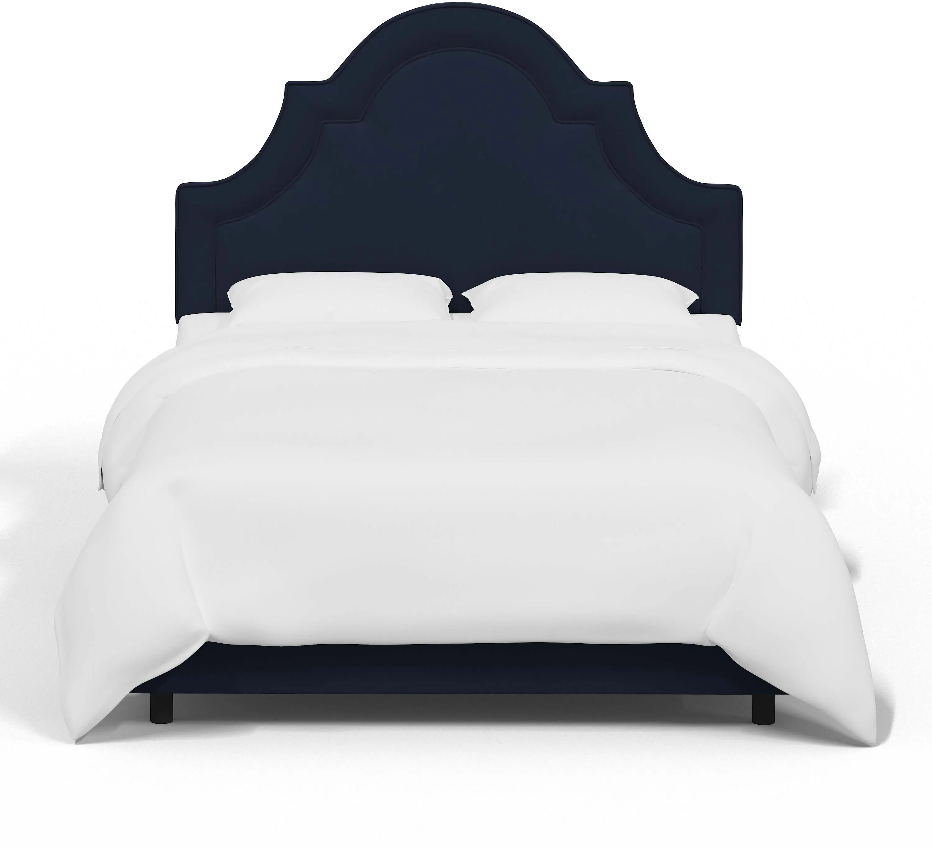 Jolie Velvet Ink Full Bed - Skyline Furniture