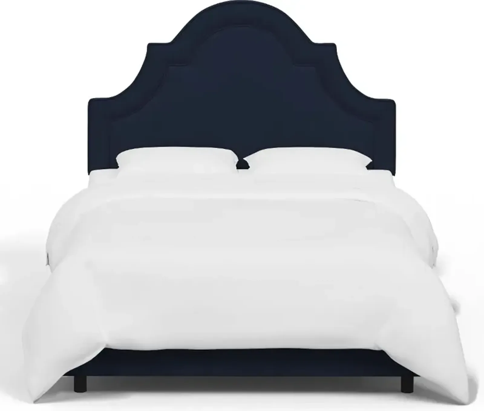 Jolie Velvet Ink Full Bed - Skyline Furniture