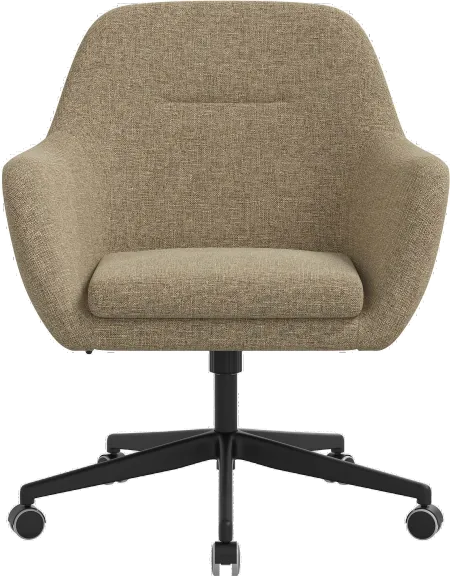 Olivia Linen Office Chair - Skyline Furniture