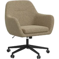 Olivia Linen Office Chair - Skyline Furniture