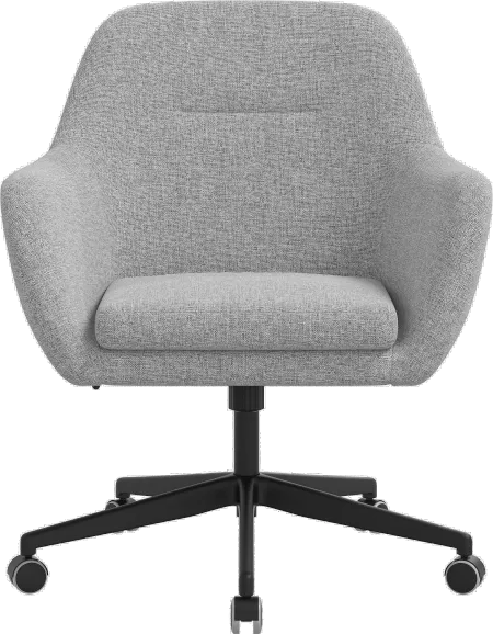 Olivia Pumice Gray Office Chair - Skyline Furniture