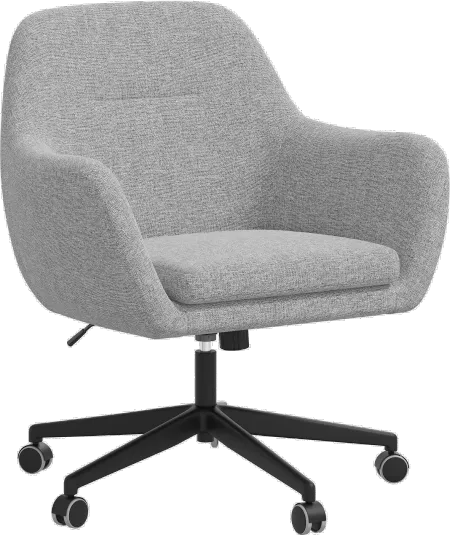 Olivia Pumice Gray Office Chair - Skyline Furniture