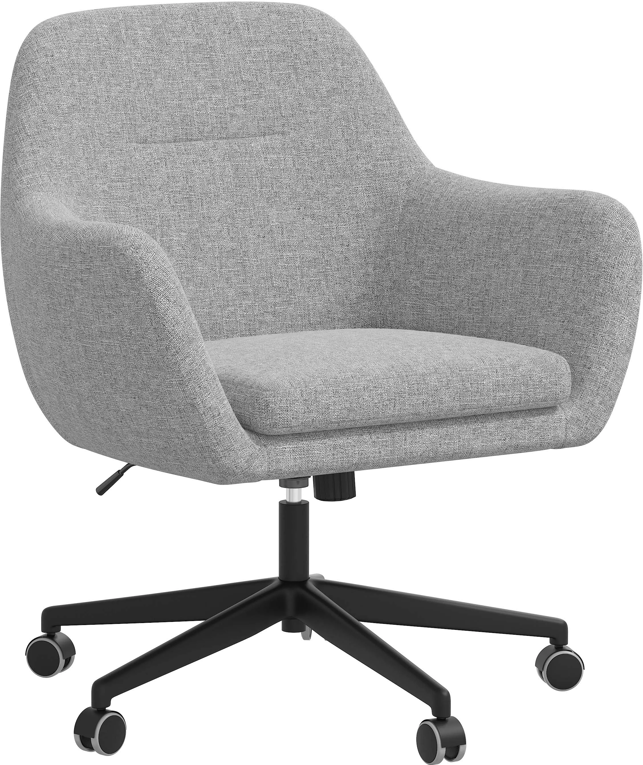 Olivia Pumice Gray Office Chair - Skyline Furniture