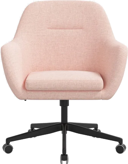 Olivia Rosequartz Pink Office Chair - Skyline Furniture