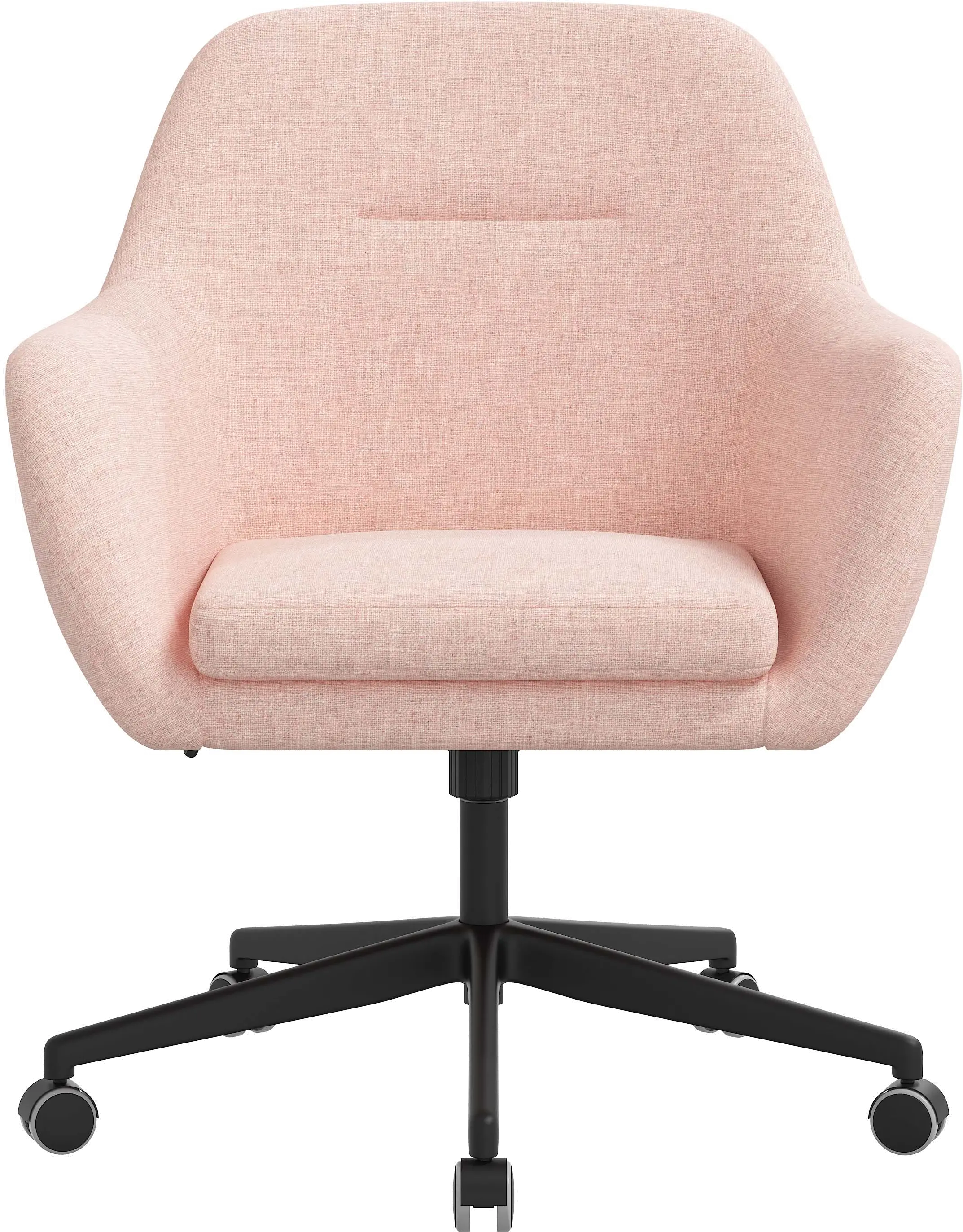 Olivia Rosequartz Pink Office Chair - Skyline Furniture