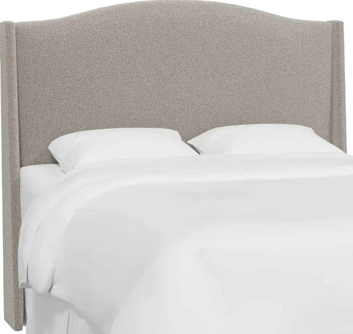 Blake Elephant Gray California King Wingback Headboard - Skyline Furniture