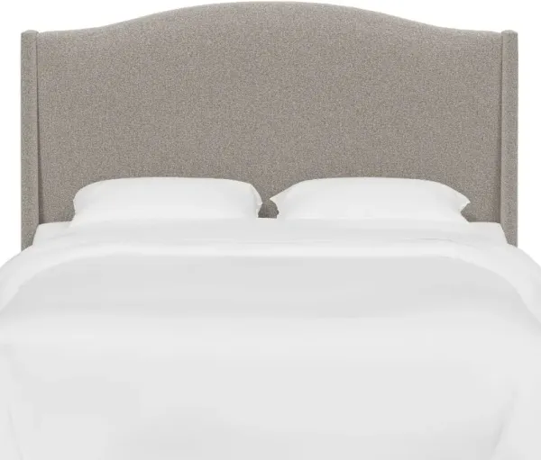 Blake Elephant Gray California King Wingback Headboard - Skyline Furniture
