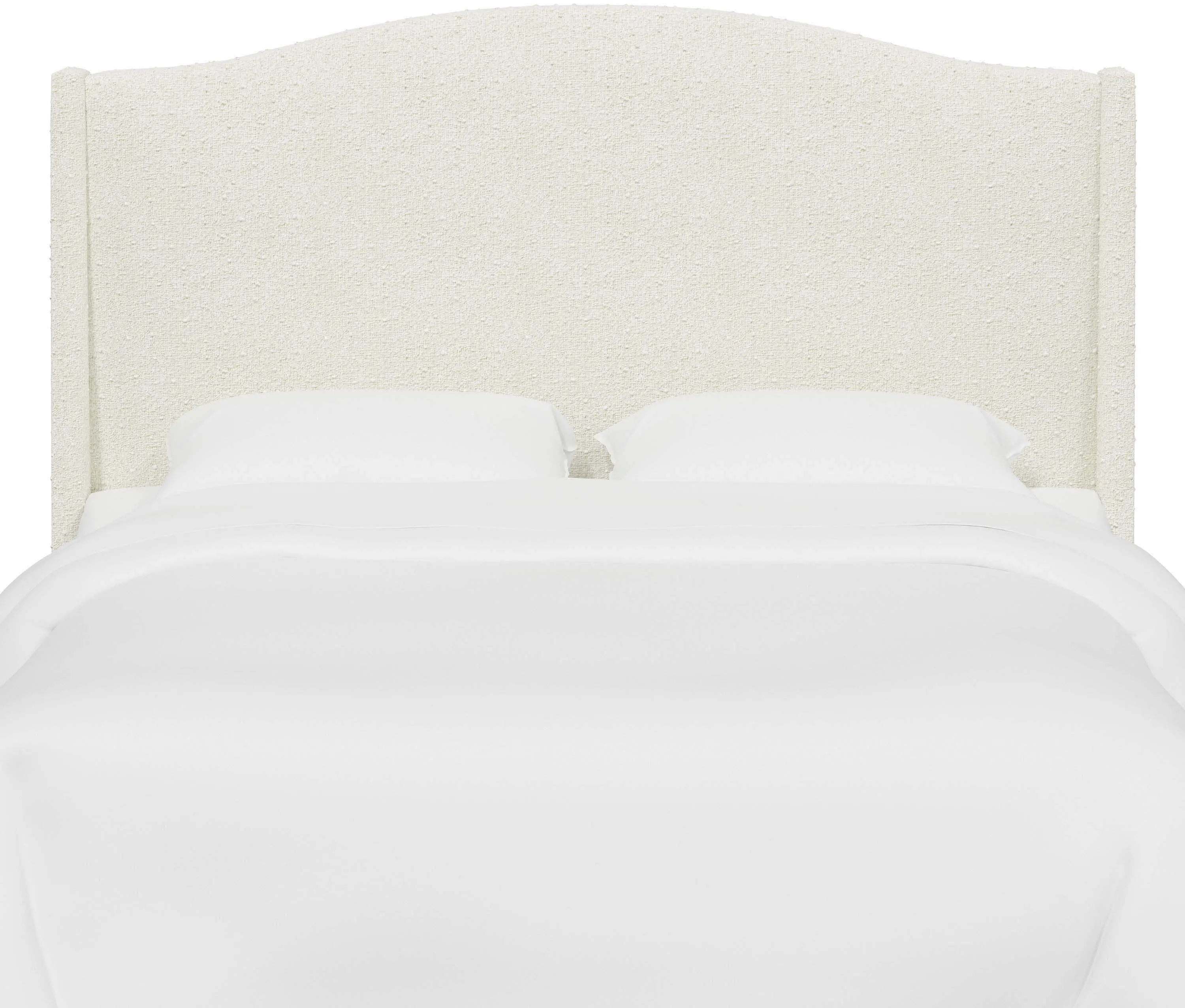 Blake Snow White California King Wingback Headboard Skyline...