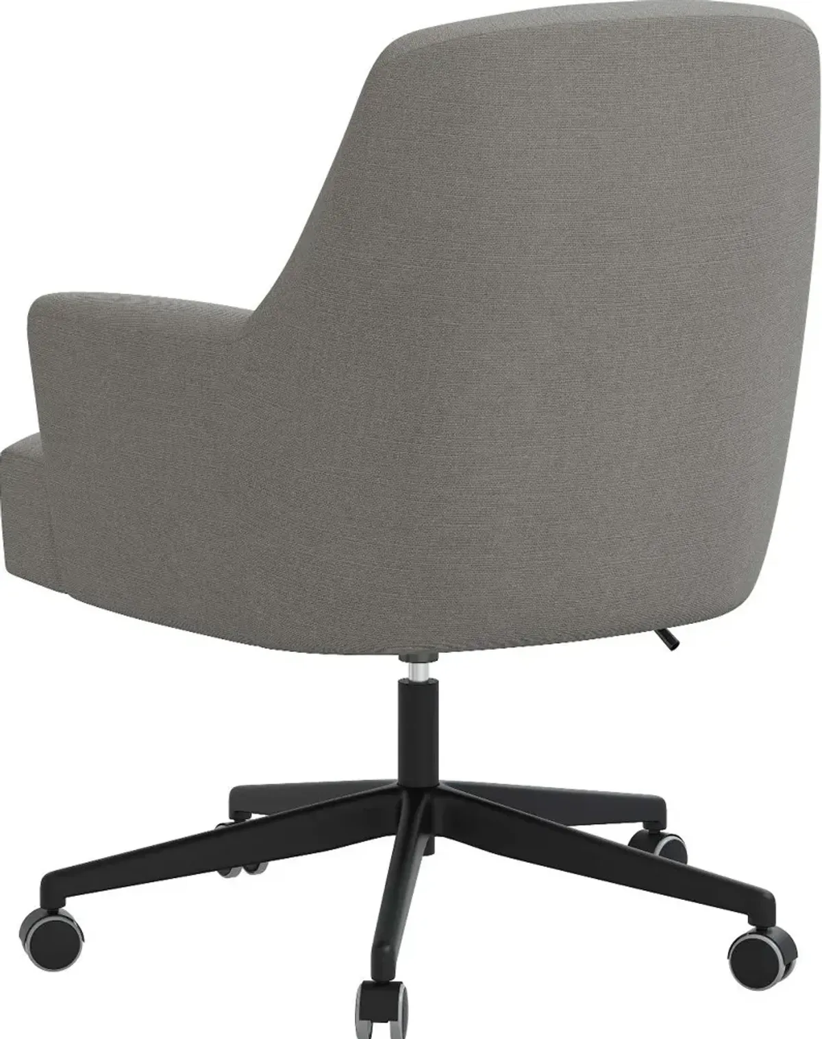 Hudson Linen Gray Office Chair - Skyline Furniture