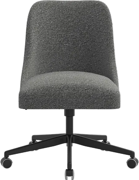 Spencer Smoke Gray Office Chair - Skyline Furniture
