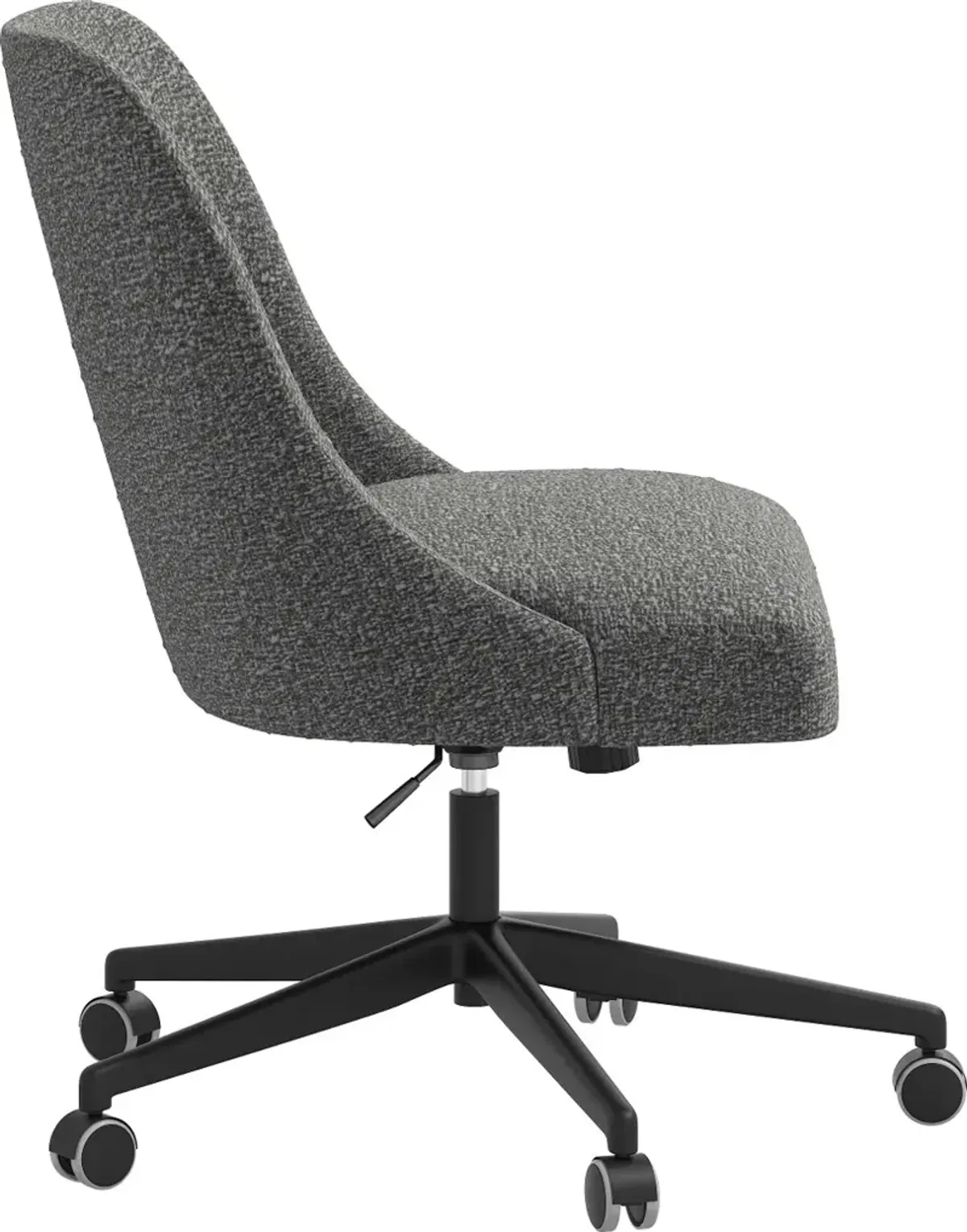 Spencer Smoke Gray Office Chair - Skyline Furniture