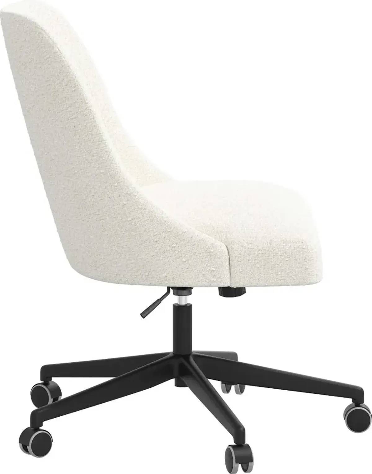 Spencer Snow White Office Chair - Skyline Furniture