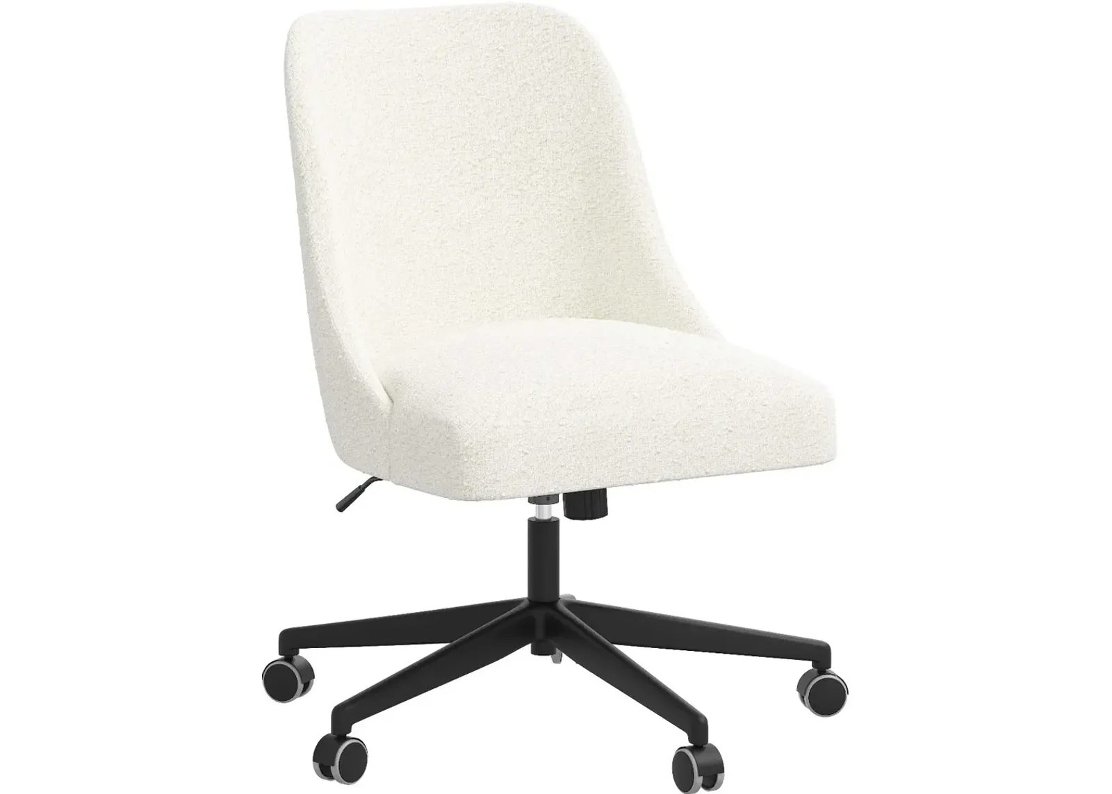 Spencer Snow White Office Chair - Skyline Furniture