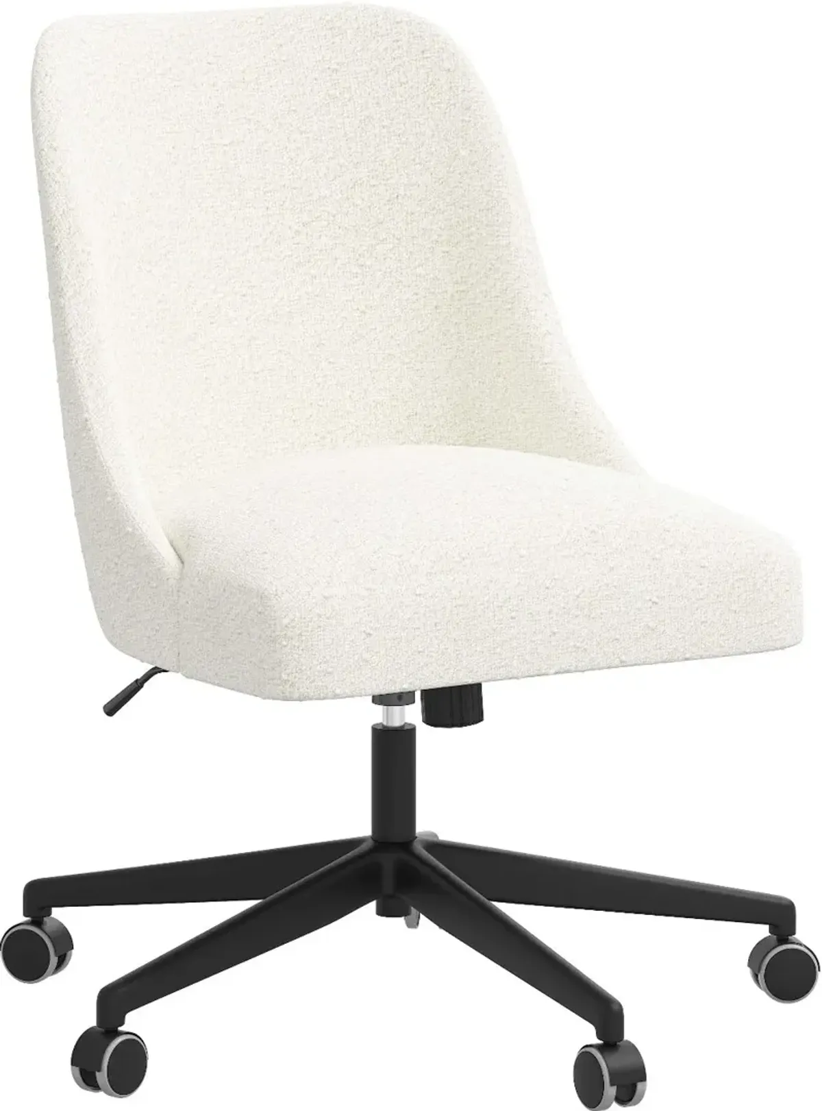 Spencer Snow White Office Chair - Skyline Furniture