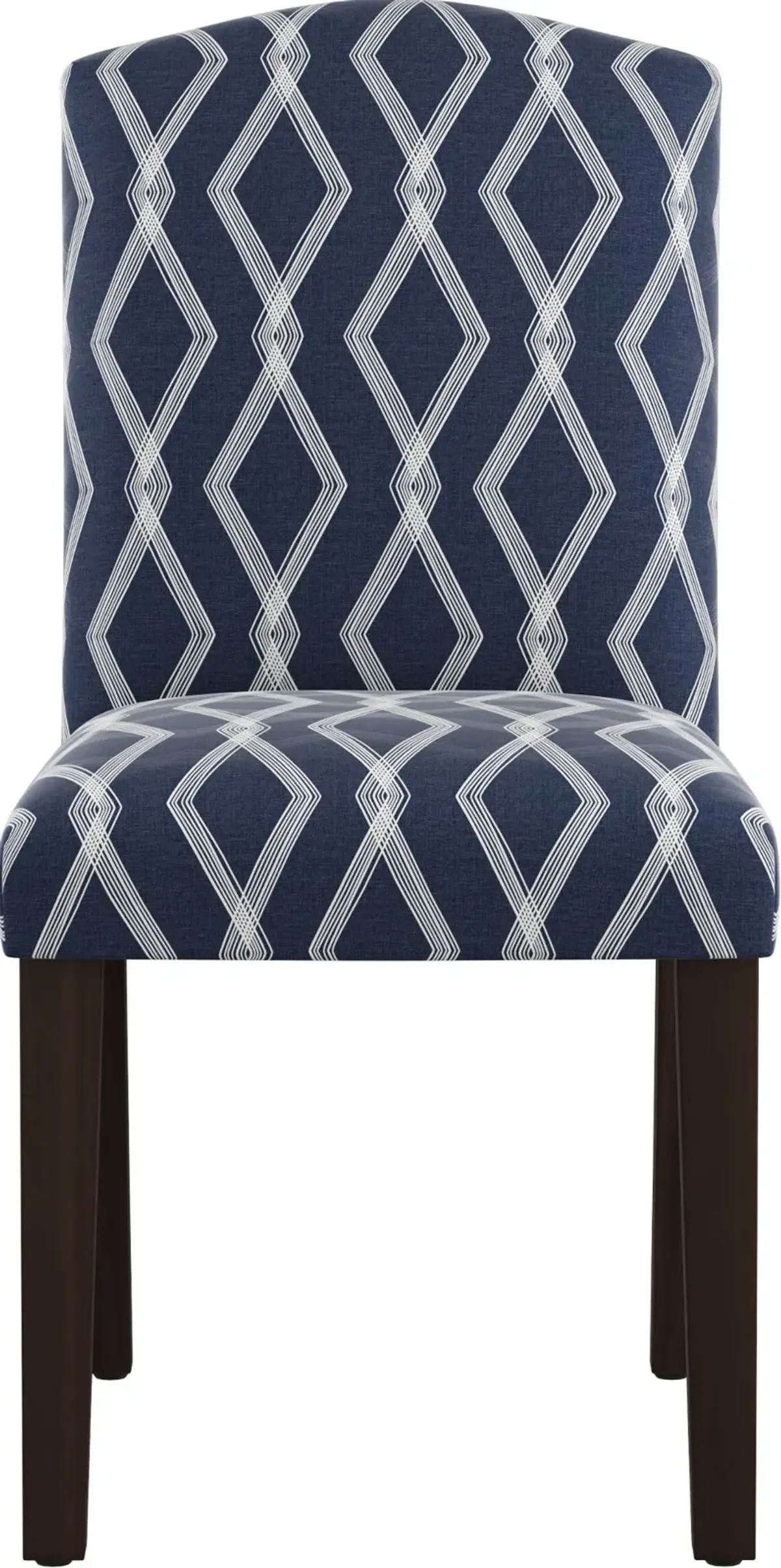 Nora Crossweave Blue Dining Chair - Skyline Furniture