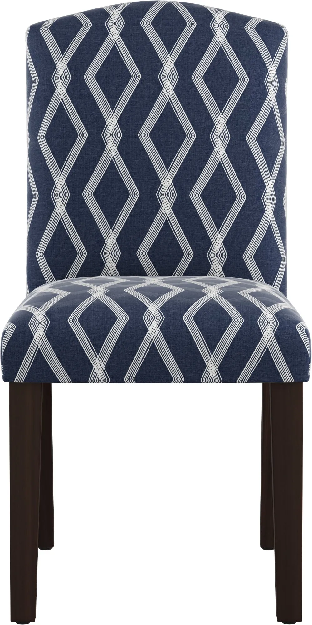 Nora Crossweave Blue Dining Chair - Skyline Furniture