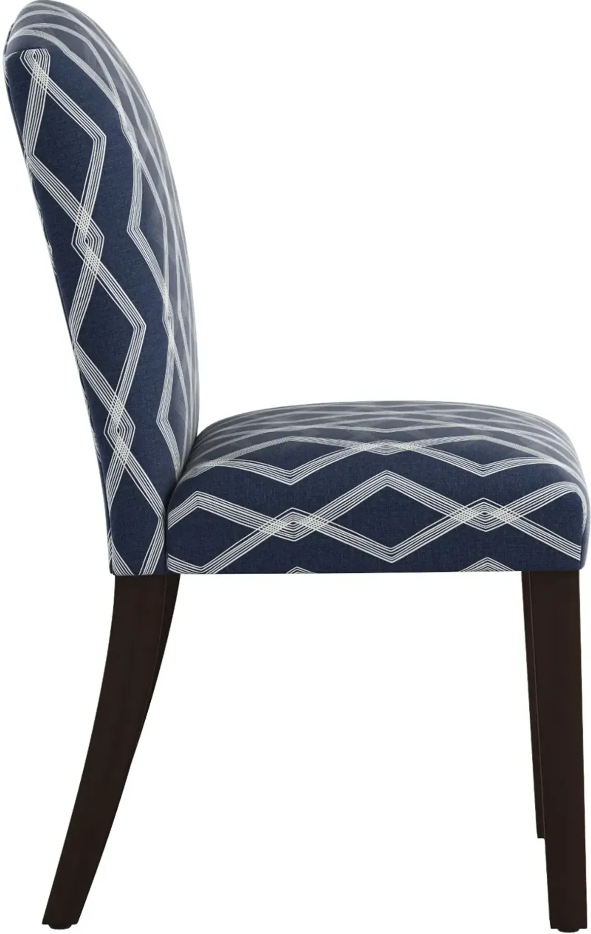 Nora Crossweave Blue Dining Chair - Skyline Furniture