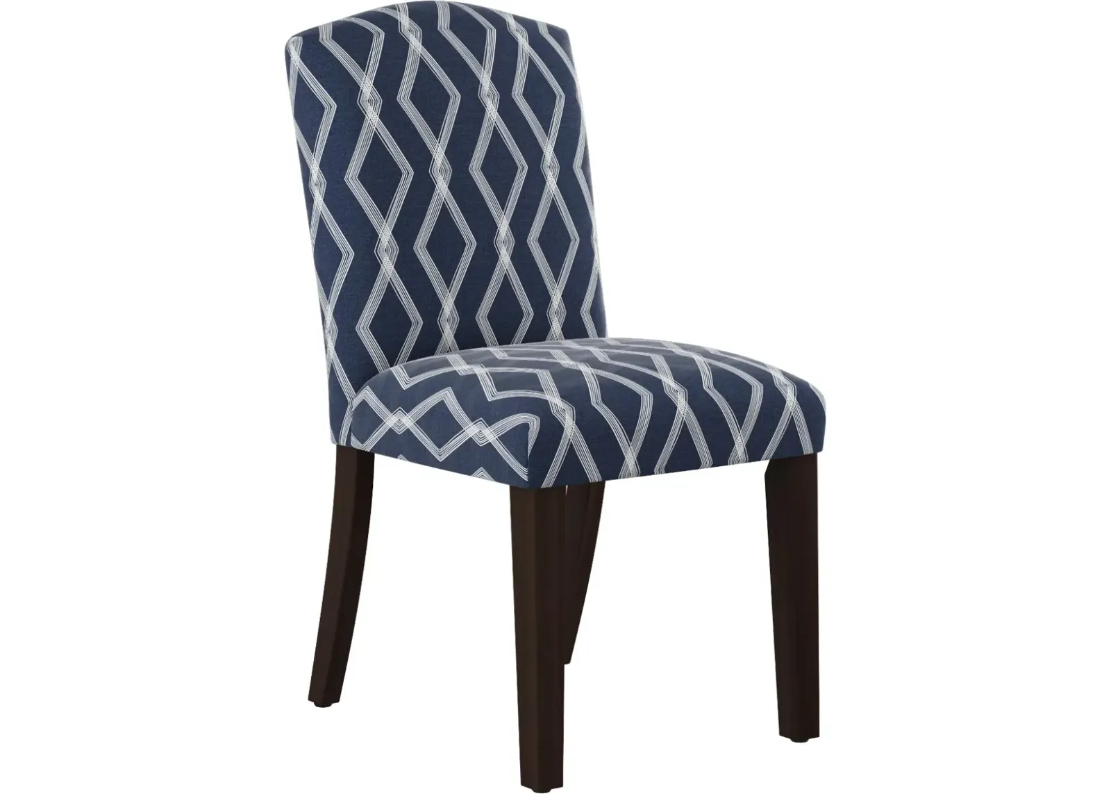 Nora Crossweave Blue Dining Chair - Skyline Furniture