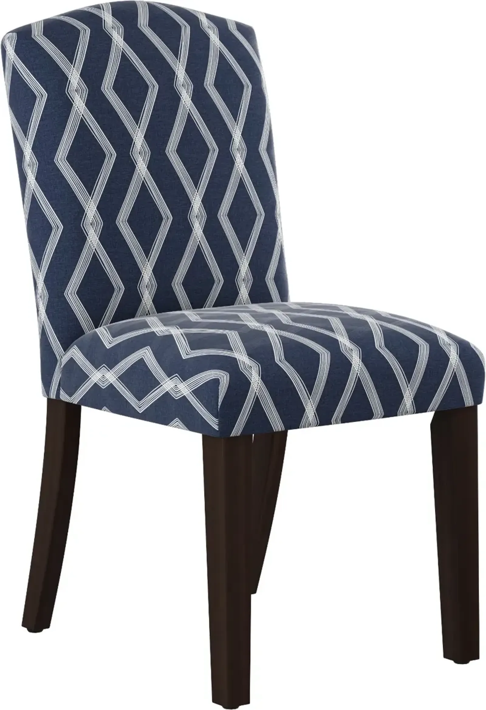 Nora Crossweave Blue Dining Chair - Skyline Furniture