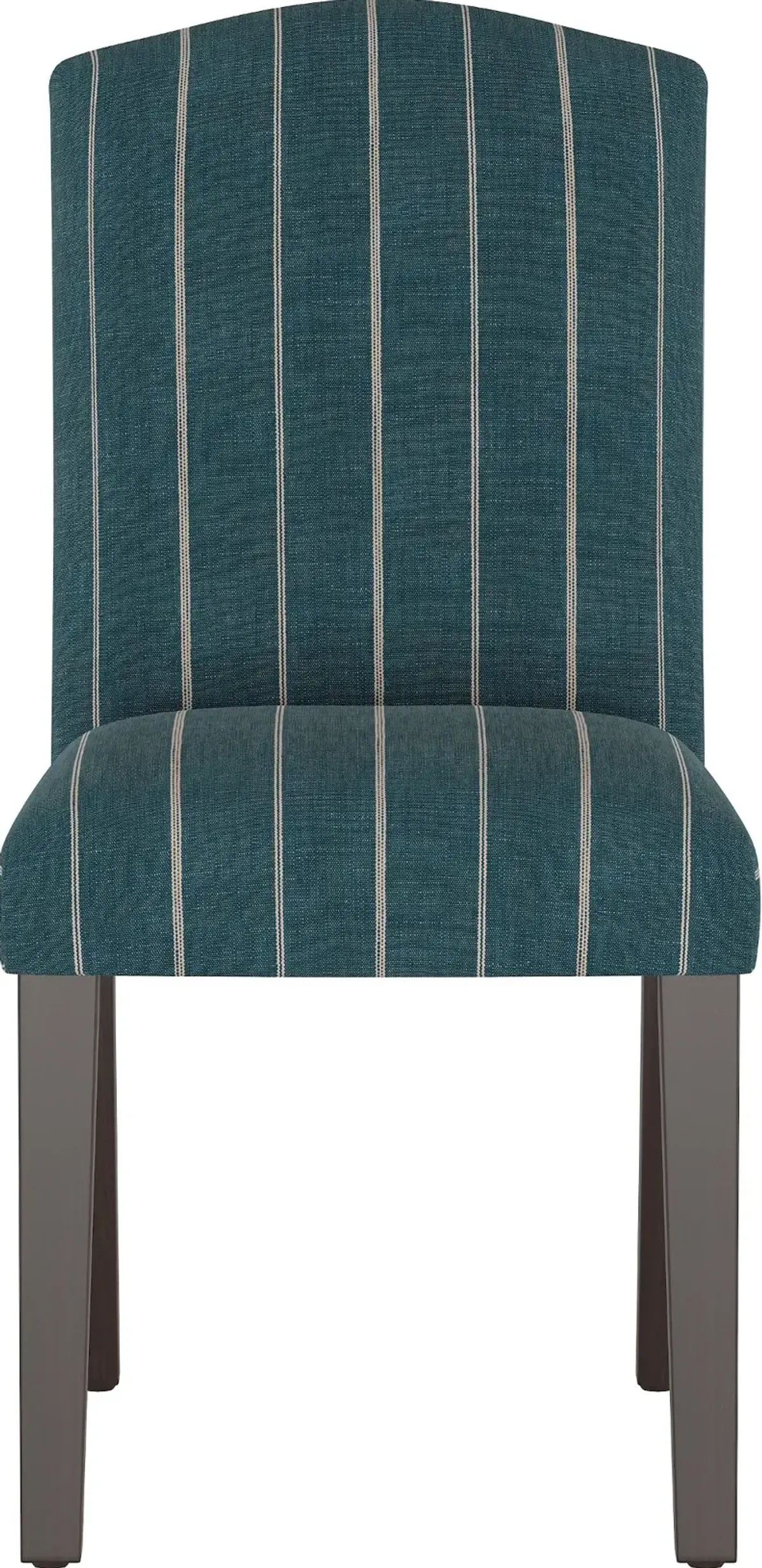 Nora Indigo Stripe Dining Chair - Skyline Furniture