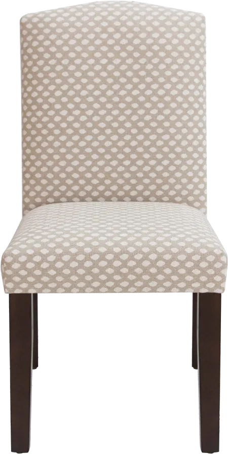 Nora Chalk Flax Dining Chair - Skyline Furniture