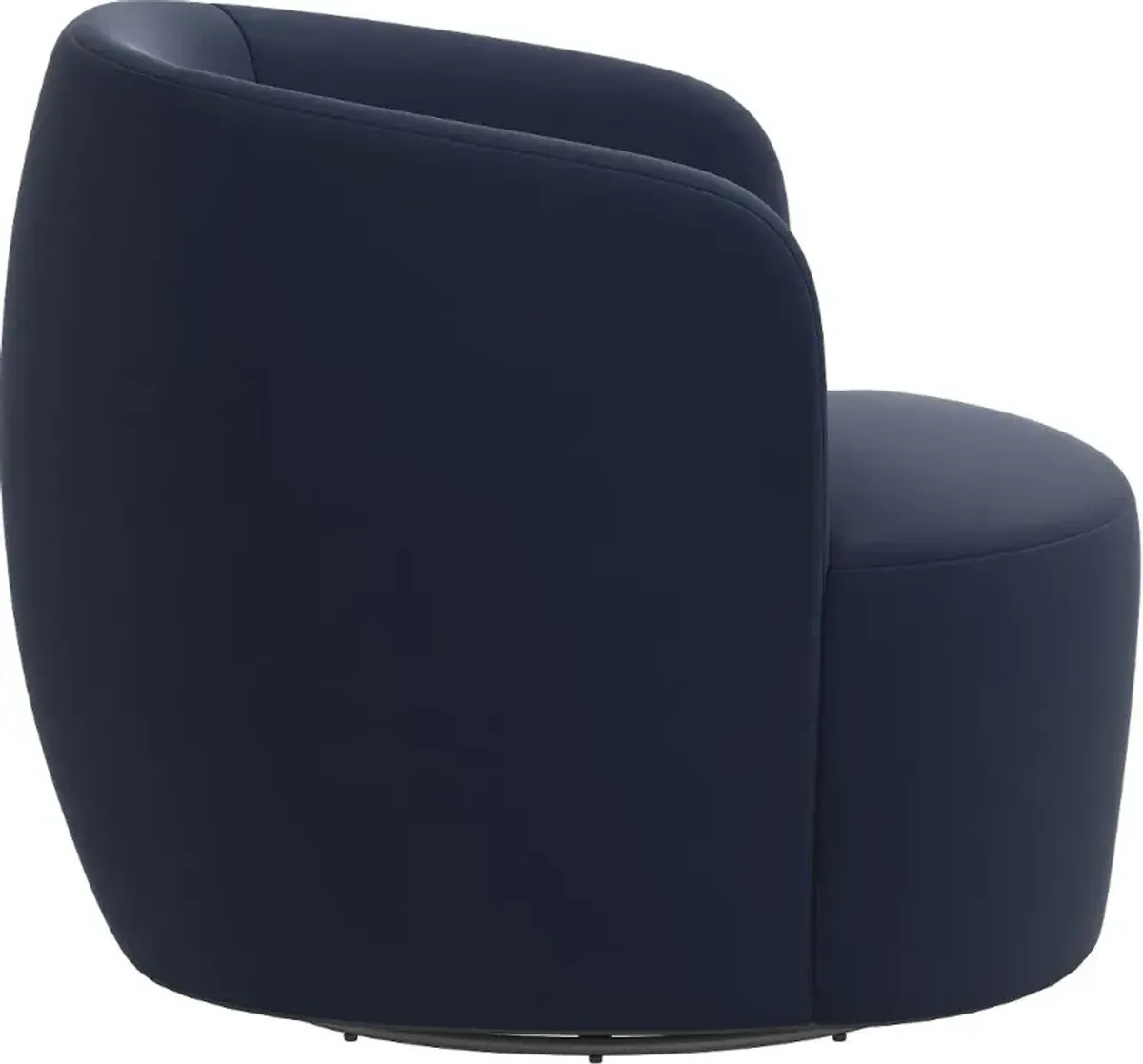 Hunter Velvet Ink Swivel Chair - Skyline Furniture