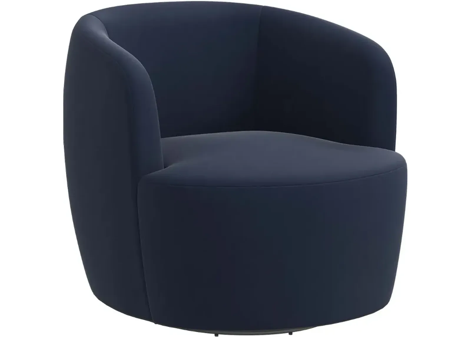 Hunter Velvet Ink Swivel Chair - Skyline Furniture