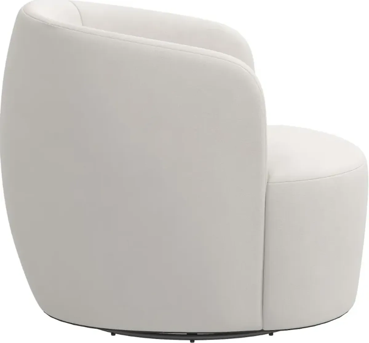 Hunter Velvet Light Gray Swivel Chair - Skyline Furniture