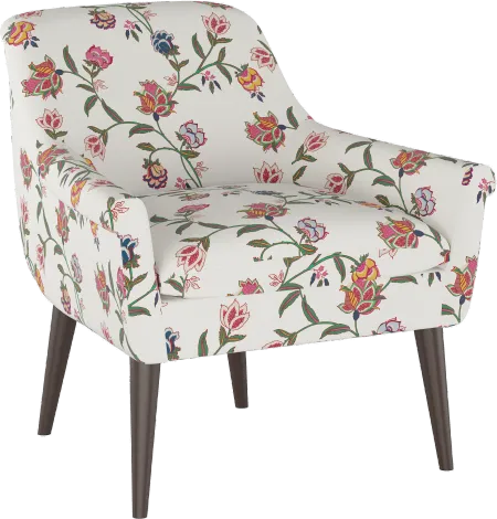 Charlotte Floral Accent Chair - Skyline Furniture