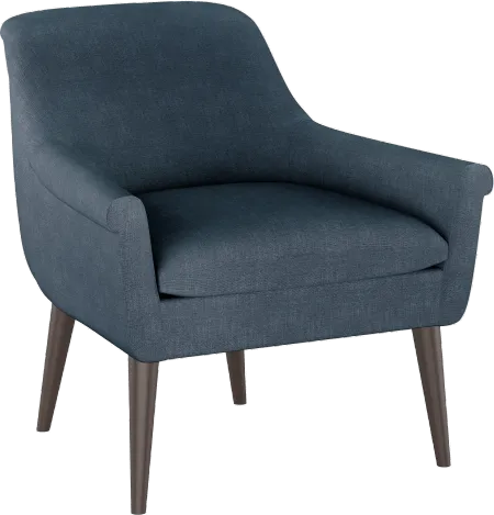 Charlotte Navy Blue Accent Chair - Skyline Furniture