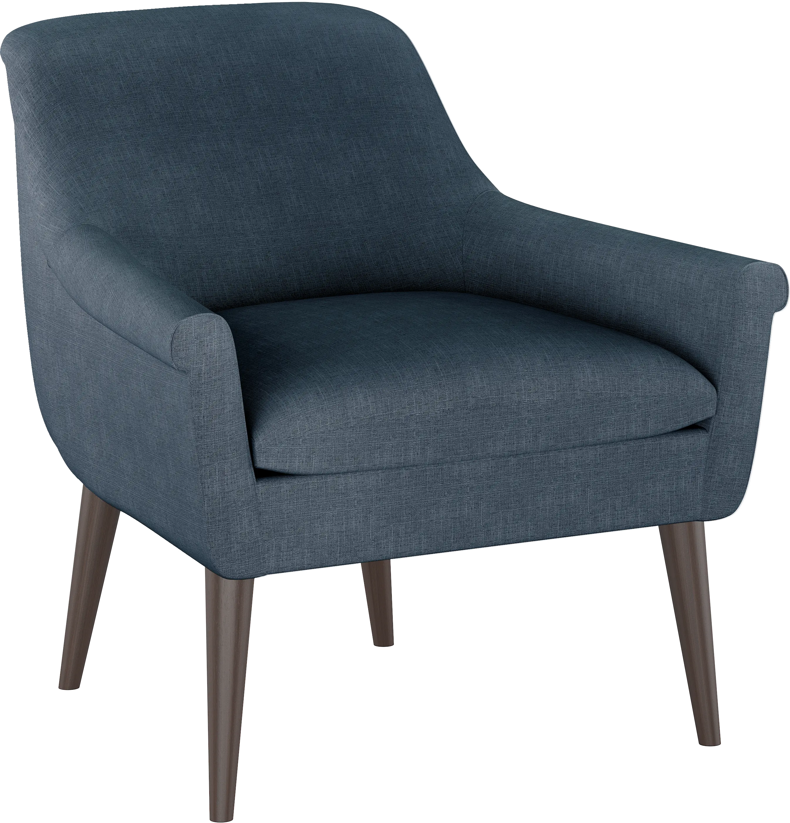 Charlotte Navy Blue Accent Chair - Skyline Furniture
