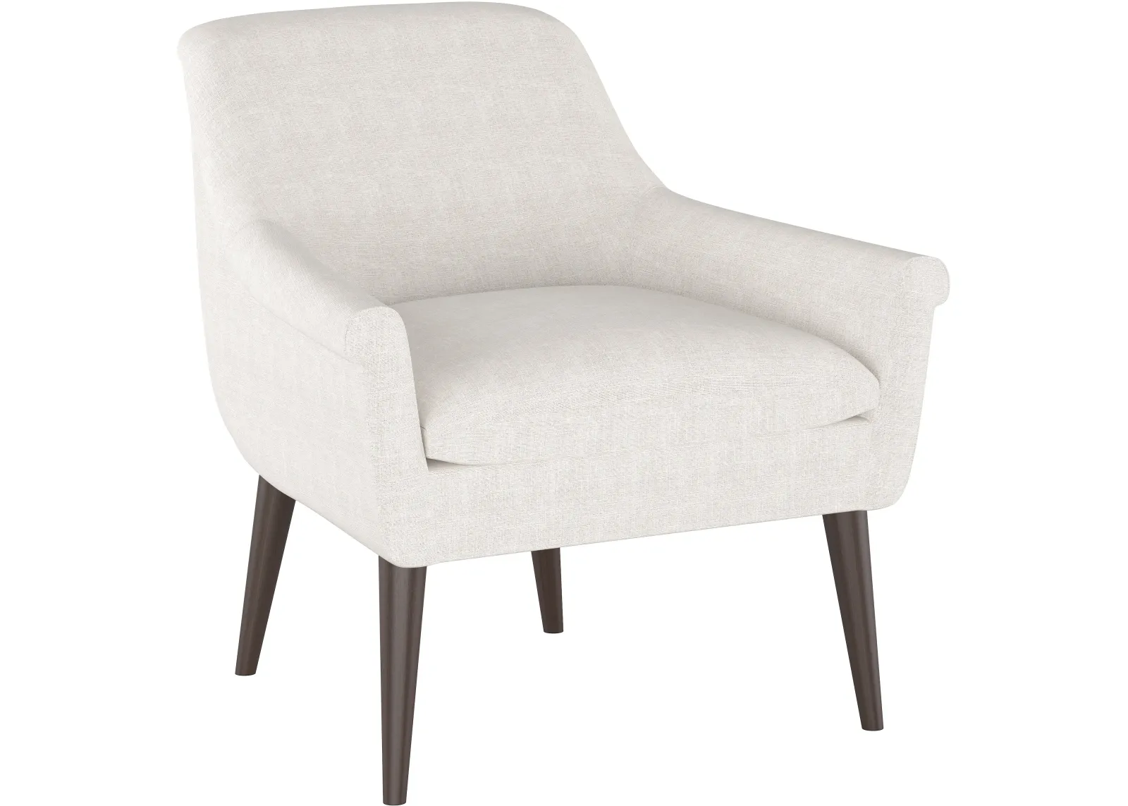 Charlotte White Accent Chair - Skyline Furniture